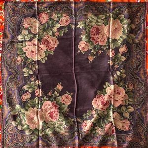 Vintage Ralph Lauren Floral Scarf